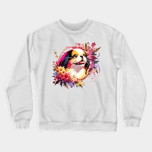 Japanese Chin Mothers Day Dog Mom Special Gift Crewneck Sweatshirt